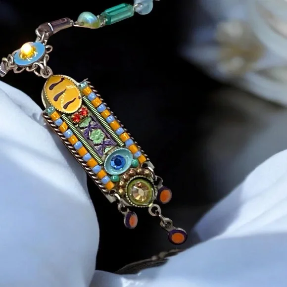 🌺Adaya Mosaic Necklace - Picture 8 of 13